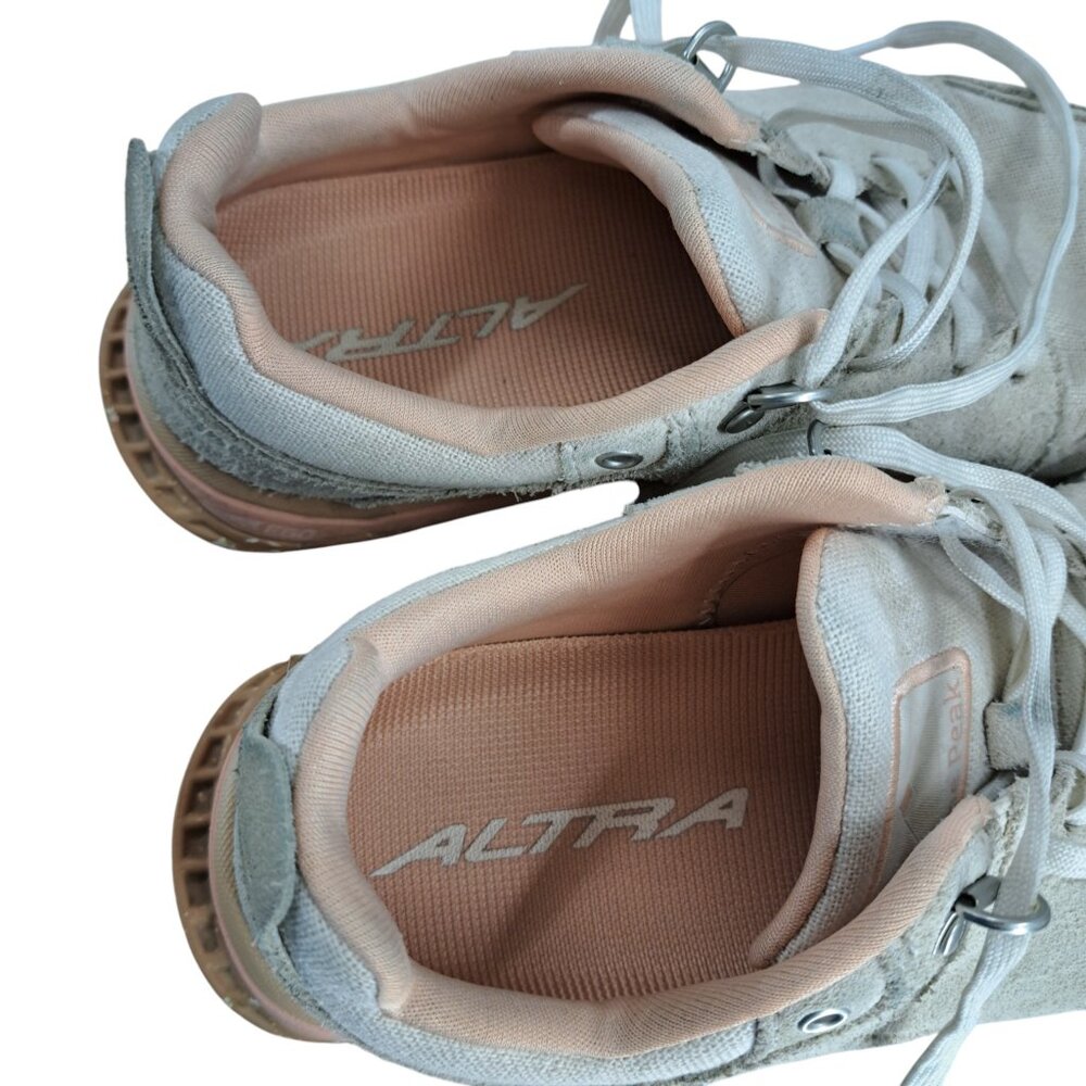 Altra Lone Peak Alpine Trail Running Sneakers Size 7 Hiking Suede Beige Outdoor - Picture 11 of 15